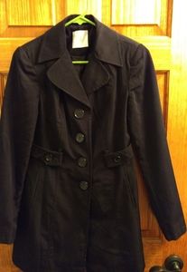 Black trench coat